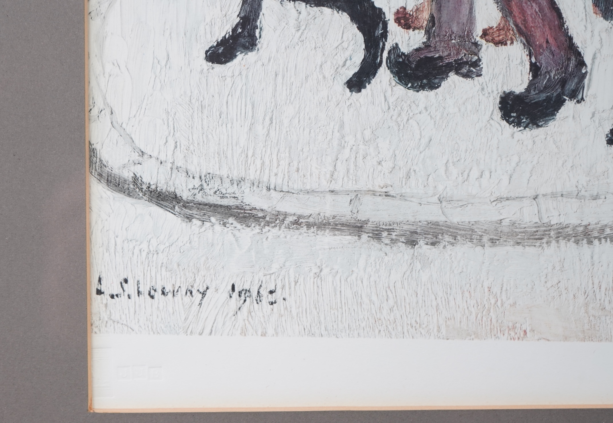 Laurence Stephen Lowry RBA, RA, 1887-1976, 'The Family'